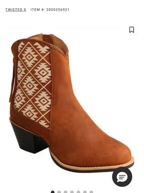 Twisted X Women’s Southwestern Printed Booties